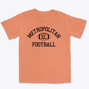 Metropolitan Montessori School Classic Football Premium Heavyweight T-shirt