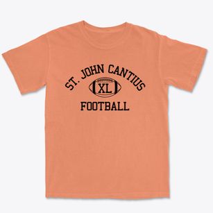 Saint John Cantius School Classic Football Premium Heavyweight T-shirt