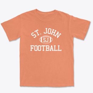 Saint John School Classic Football Premium Heavyweight T-shirt