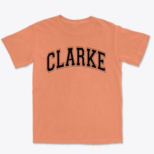 Clarke Elementary School Varsity Arch Premium Heavyweight T-shirt