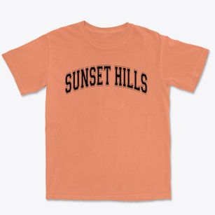 Sunset Hills Montessori School Varsity Arch Premium Heavyweight T-shirt
