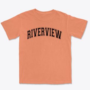 Riverview Elementary School Varsity Arch Premium Heavyweight T-shirt