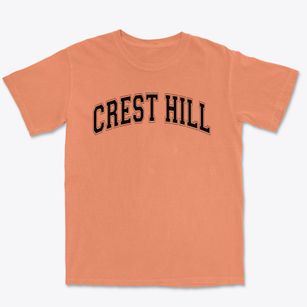 Crest Hill Elementary School Varsity Arch Premium Heavyweight T-shirt