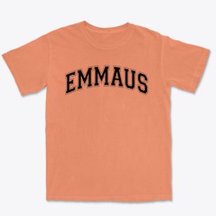 Emmaus Lutheran School Varsity Arch Premium Heavyweight T-shirt