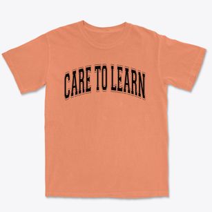 Care To Learn School Varsity Arch Premium Heavyweight T-shirt