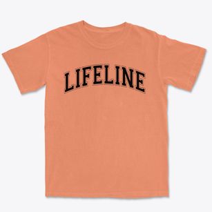 Lifeline Charter High School Varsity Arch Premium Heavyweight T-shirt