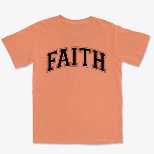 Faith Christian Academy Varsity Arch Premium Heavyweight T-shirt