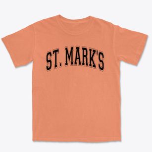 Saint Mark's Episcopal School Varsity Arch Premium Heavyweight T-shirt