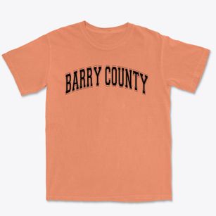 Barry County Christian School Varsity Arch Premium Heavyweight T-shirt