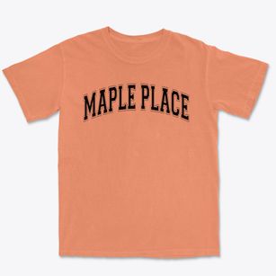 Maple Place Middle School Varsity Arch Premium Heavyweight T-shirt