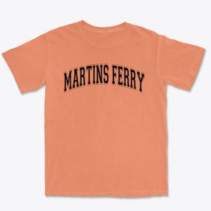 Martins Ferry Middle School Varsity Arch Premium Heavyweight T-shirt