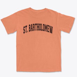 Saint Bartholomew Consolidated School Varsity Arch Premium Heavyweight T-shirt