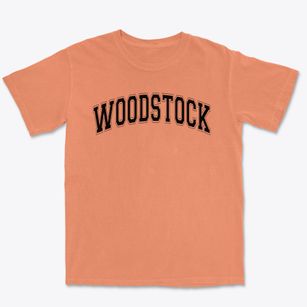 Woodstock Middle School Varsity Arch Premium Heavyweight T-shirt