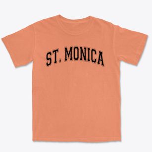St. Monica Catholic School Varsity Arch Premium Heavyweight T-shirt