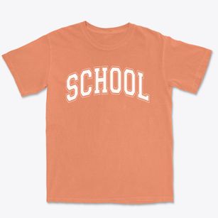 School Community Guidance Center Varsity Arch Premium Heavyweight T-shirt