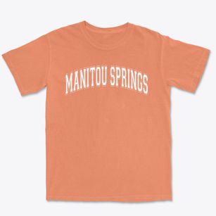 Manitou Springs Middle School Varsity Arch Premium Heavyweight T-shirt