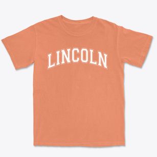 Lincoln Junior High School Varsity Arch Premium Heavyweight T-shirt