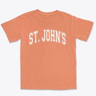 Saint John's Lutheran Day School Varsity Arch Premium Heavyweight T-shirt