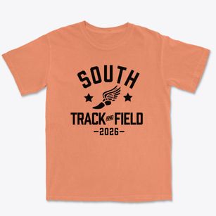 Harlingen High School South Track and Field Premium Heavyweight T-shirt