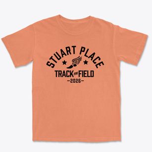 Stuart Place Elementary School Track and Field Premium Heavyweight T-shirt
