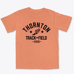 Thornton Middle School Track and Field Premium Heavyweight T-shirt