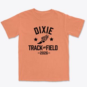 Dixie Elementary School Track and Field Premium Heavyweight T-shirt