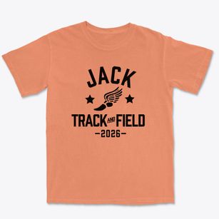 Jack Elementary School Track and Field Premium Heavyweight T-shirt