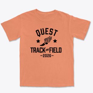 Rockwall Quest Academy Track and Field Premium Heavyweight T-shirt