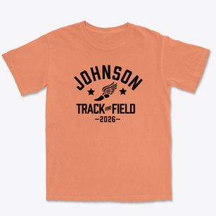 Johnson Elementary School Track and Field Premium Heavyweight T-shirt