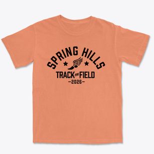 Spring Hills Elementary School Track and Field Premium Heavyweight T-shirt