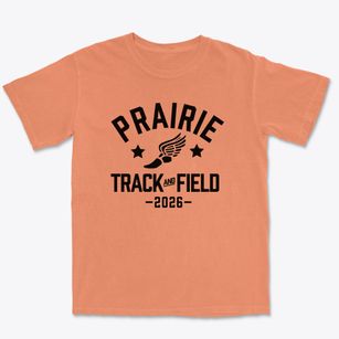 Prairie Elementary School Track and Field Premium Heavyweight T-shirt