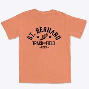 Saint Bernard School Track and Field Premium Heavyweight T-shirt