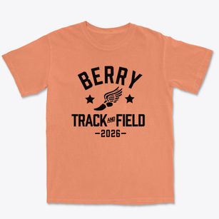 Berry Middle School Track and Field Premium Heavyweight T-shirt