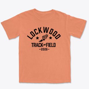 Lockwood Elementary School Track and Field Premium Heavyweight T-shirt