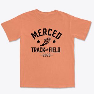 Merced Christian School Track and Field Premium Heavyweight T-shirt