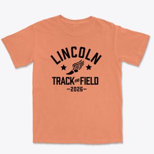 Lincoln Academy Track and Field Premium Heavyweight T-shirt