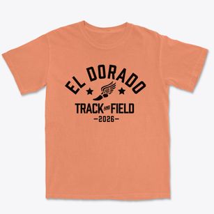 El Dorado Elementary School Track and Field Premium Heavyweight T-shirt