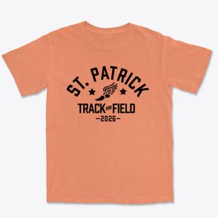 Saint Patrick Cathedral School Track and Field Premium Heavyweight T-shirt
