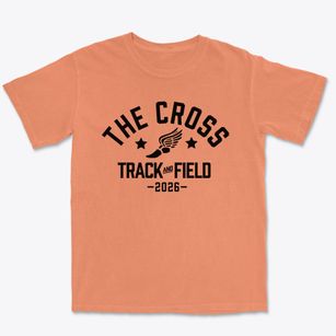 The Cross Christian Academy Track and Field Premium Heavyweight T-shirt