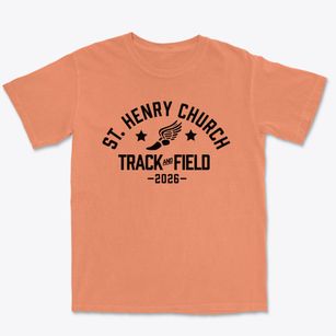St. Henry Catholic Church Track and Field Premium Heavyweight T-shirt