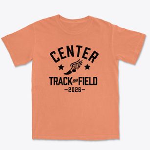 Center Academy Track and Field Premium Heavyweight T-shirt