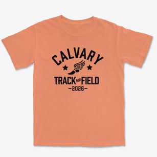 Calvary Academy Christian Preschool Track and Field Premium Heavyweight T-shirt