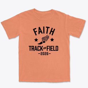 Faith Lutheran School Track and Field Premium Heavyweight T-shirt