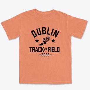 Dublin High School Track and Field Premium Heavyweight T-shirt