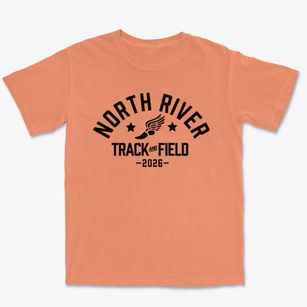 North River Christian Academy Track and Field Premium Heavyweight T-shirt