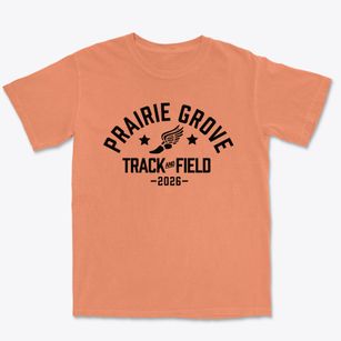 Prairie Grove Elementary School Track and Field Premium Heavyweight T-shirt