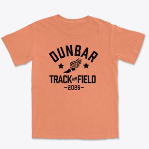 Dunbar Elementary School Track and Field Premium Heavyweight T-shirt