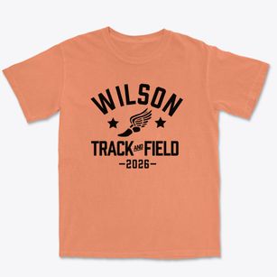 Wilson Elementary School Track and Field Premium Heavyweight T-shirt