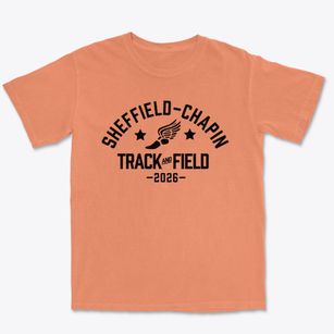 Sheffield-chapin High School Track and Field Premium Heavyweight T-shirt