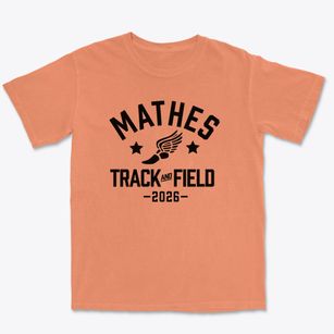 Mathes Early Learning Center Track and Field Premium Heavyweight T-shirt